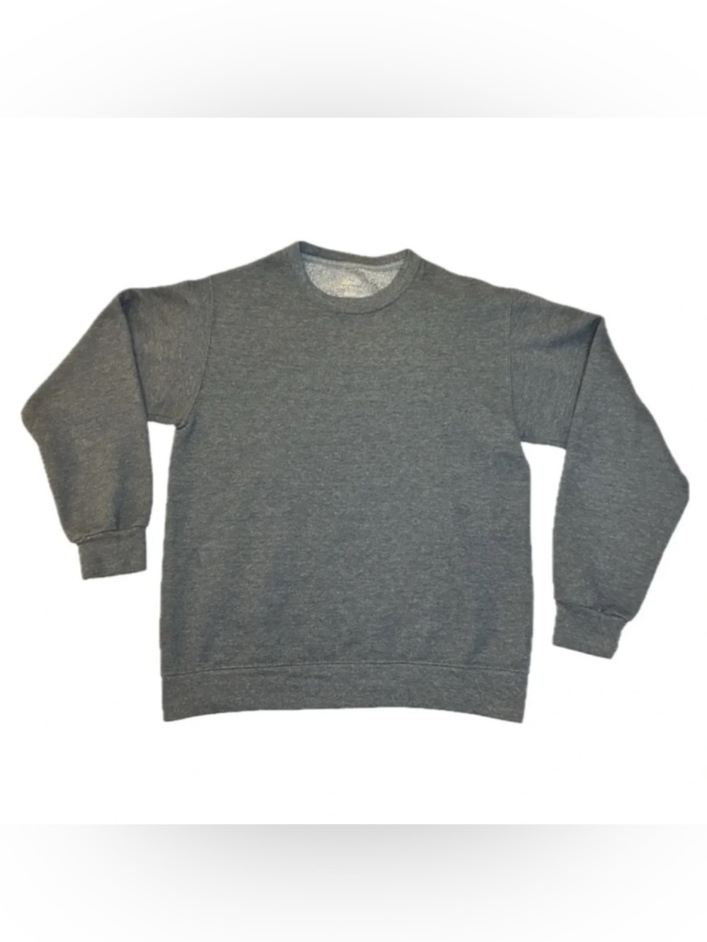 Fruit of the Loom Fleece Crew Neck Sweatshirt Gray Size S